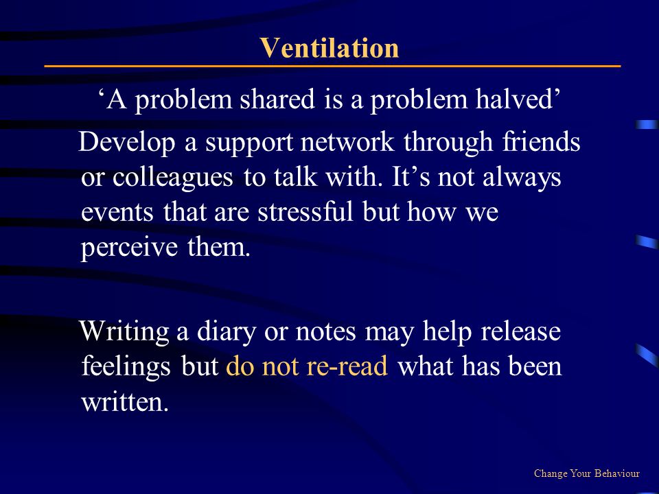 A problem shared is a problem halved essay writer